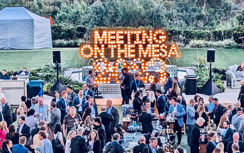 Cell and gene therapy professionals networking at the 2023 Meeting on the Mesa conference, a leading industry event focused on advanced therapies and regenerative medicine.